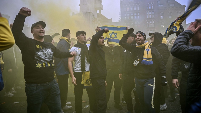 Shocking attack on Israeli fans in Amsterdam called a progrom