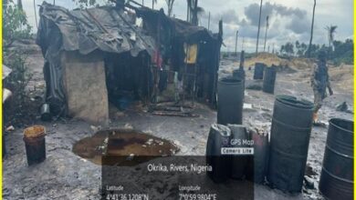 Nigerian Navy destroys 23 Illegal Refineries in October