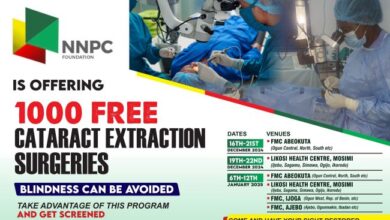 NNPC Foundation provides cataract surgery for 1000 persons in Lagos