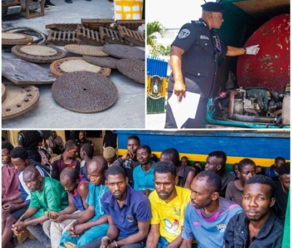 Police nab 50 suspects over manhole cover theft in FCT