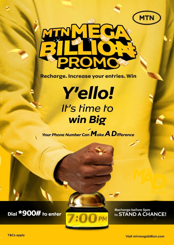 MTN Unveils Mega Billion Promo to Reward Loyal Customers with ₦290m+ in Cash Prizes