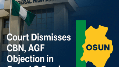Court Dismisses CBN, AGF Objection in Osun LG Funds Case