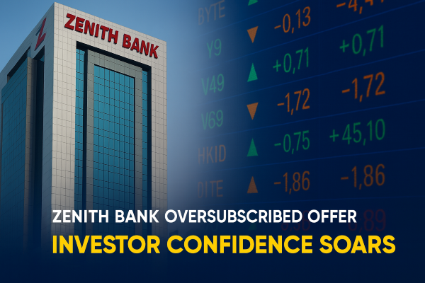 Zenith Bank Surpasses CBN Recapitalisation Target, Raises ₦350.46bn in Oversubscribed Public Offer