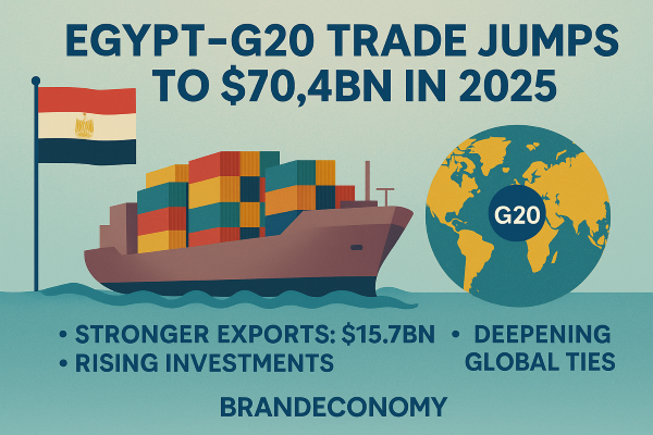 Egypt–G20 Trade Hits $70.4bn as Global Economic Ties Accelerate