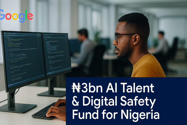 Google.org Unveils ₦3bn AI Talent & Digital Safety Fund for Nigeria