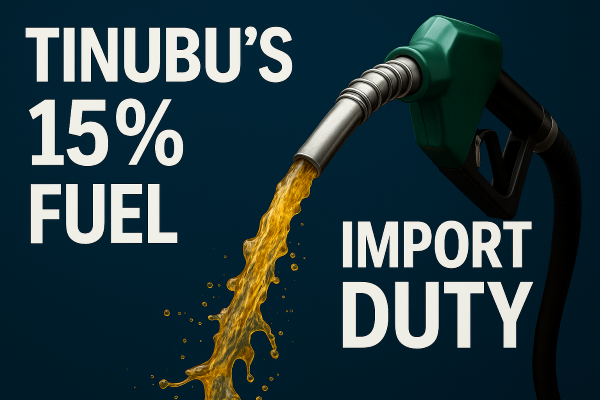 Tinubu’s 15% Fuel Import Duty: Balancing Energy Security, Refining Revival, and Inflation Risks