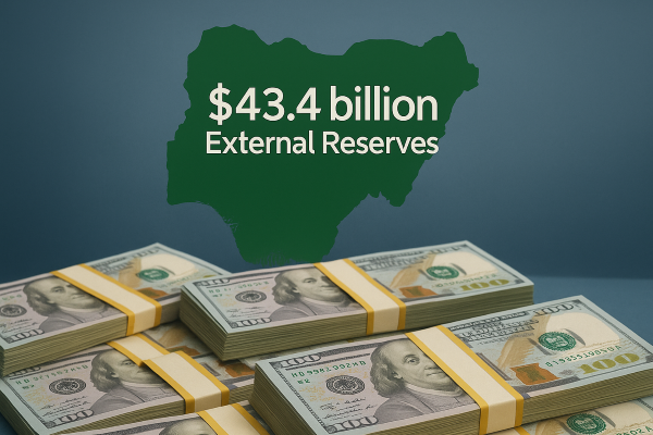 $43.4bn Reserves Lift Naira, Strengthen Investor Confidence and Nigeria’s Economic Stability