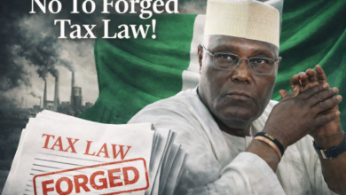 Forged or Flawed? Atiku, Yoruba Group Sound Alarm Over Nigeria’s New Tax Law
