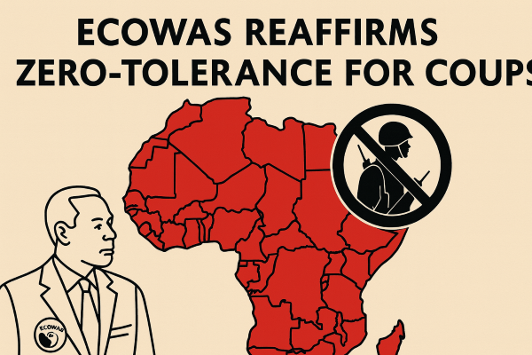 ECOWAS Reaffirms Zero-Tolerance for Coups as West Africa Faces Rising Instability