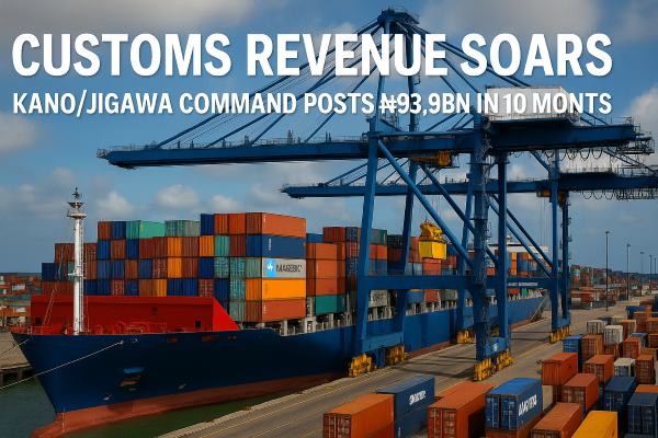 Customs Revenue Surges as Kano/Jigawa Command Posts N93.9bn in 10 Months