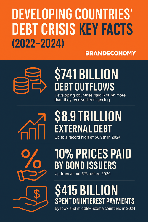 Developing Nations in the Debt Danger Zone: World Bank Warns of 50-Year High in Capital Outflows