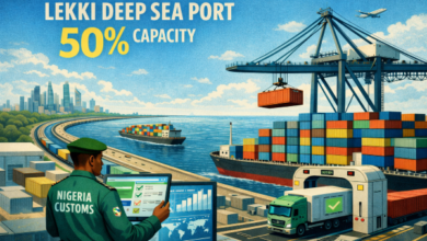 Lekki Deep Sea Port Hits 50% Capacity as Nigeria Customs Automation Accelerates Cargo Flow
