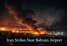 Iran Strike Near Bahrain Airport Raises Global Energy Security Concerns