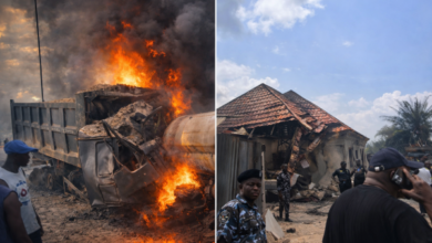 Safety Concerns Rise as Lagos Tanker Crash Kills 2, Calabar Gas Explosion Injures Dozens