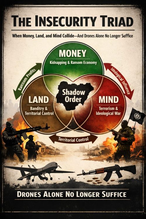 The Insecurity Triad: Money, Land, and Mind — A Definitive Articulation