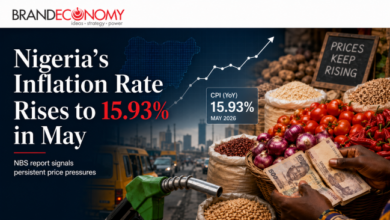 Nigeria’s Inflation Rate Rises to 15.93% in May as Food, Transport and Services Keep Pressure on Households