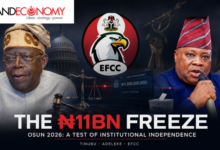 Tinubu, EFCC and the Frozen ₦11bn: The Osun Election Has Become a Test of Institutional Independence