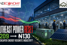 From ₦209 to ₦130: Can MAN’s Power Company Reignite Southeast Industry?