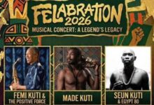 Felabration 2026: Femi Kuti, Kcee and Sean Tizzle Celebrate Fela